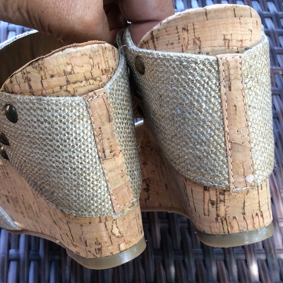 LUCKY BRAND MAGNOLIA CORK WEDGES - Picture 5 of 8
